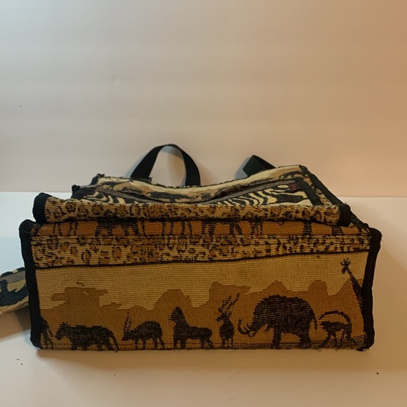 Animal Print Bag W/change Purse Approximately 12 X 12 X 5 Really Cute Used - Picture 5 of 7